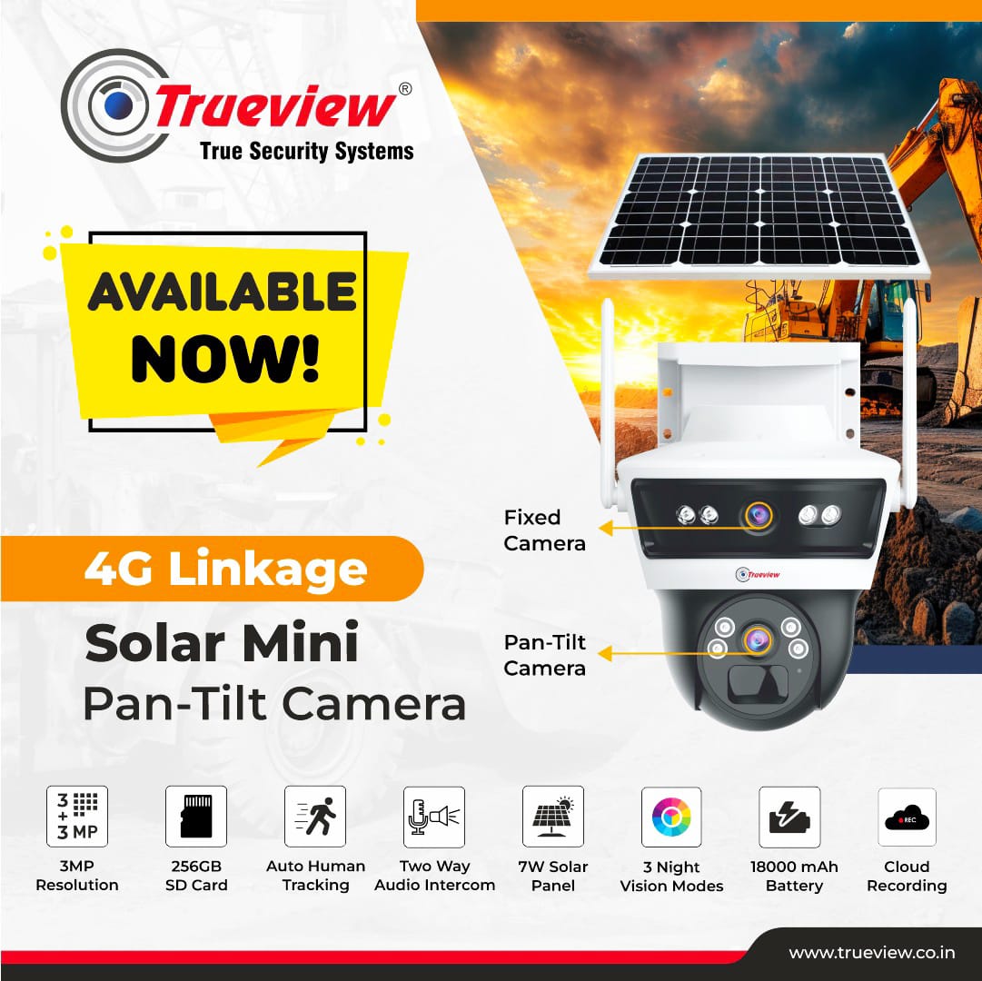 Solar Mini Tilt CCTV Camera